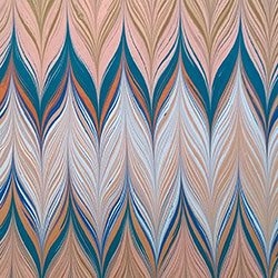 Swoon Pattern Marbled paper by Miki Lovett